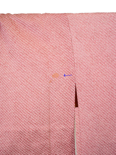 Veste Haori Vintage Shibori Rose pour Femme
