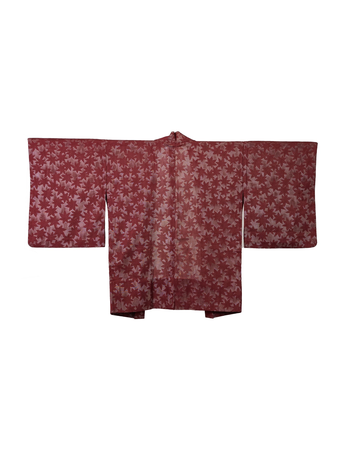 古著紅葉羽織和服外套