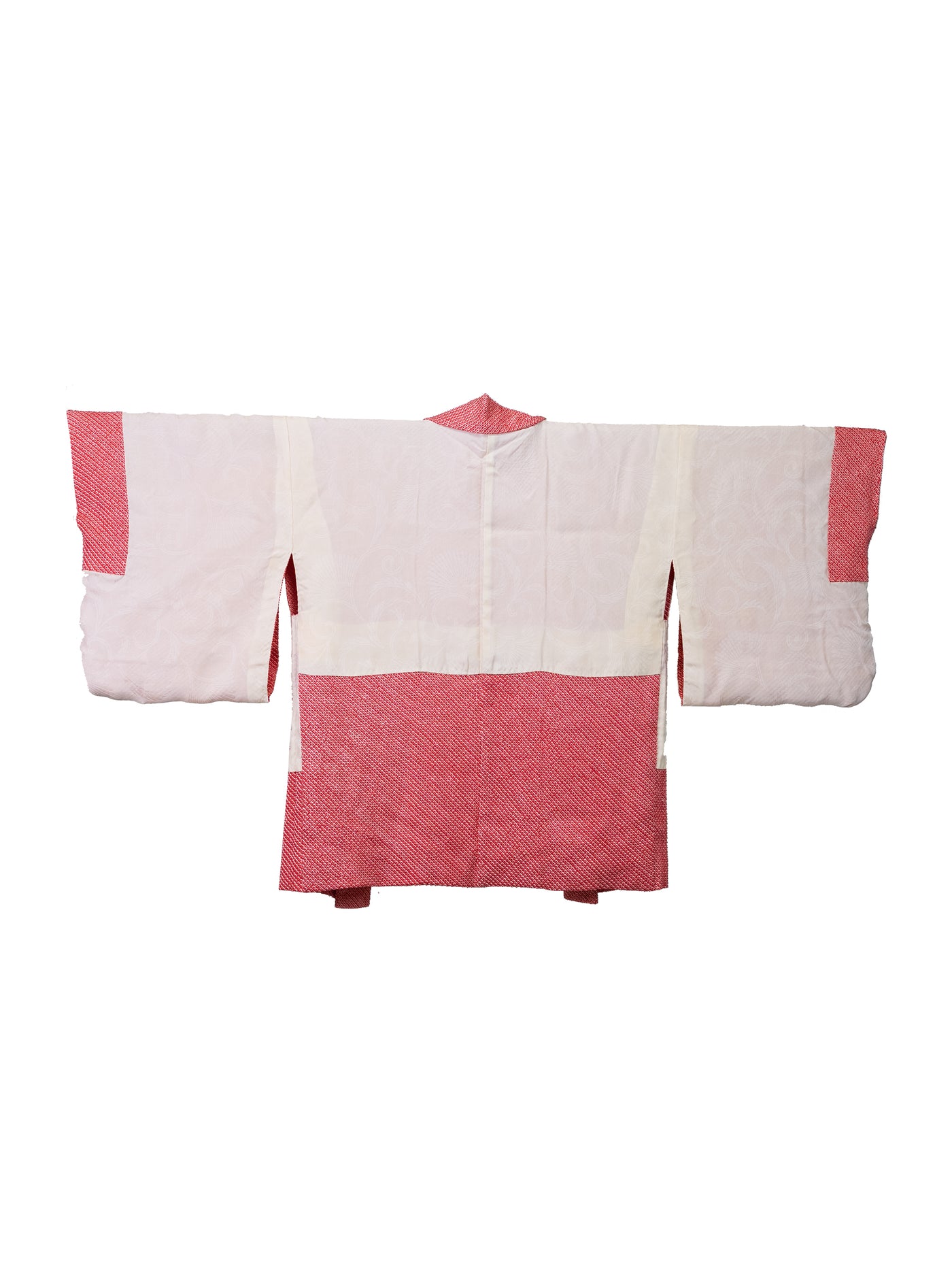 Veste Haori Vintage Shibori Rouge pour Femme
