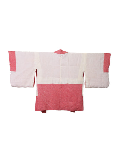 Veste Haori Vintage Shibori Rouge pour Femme
