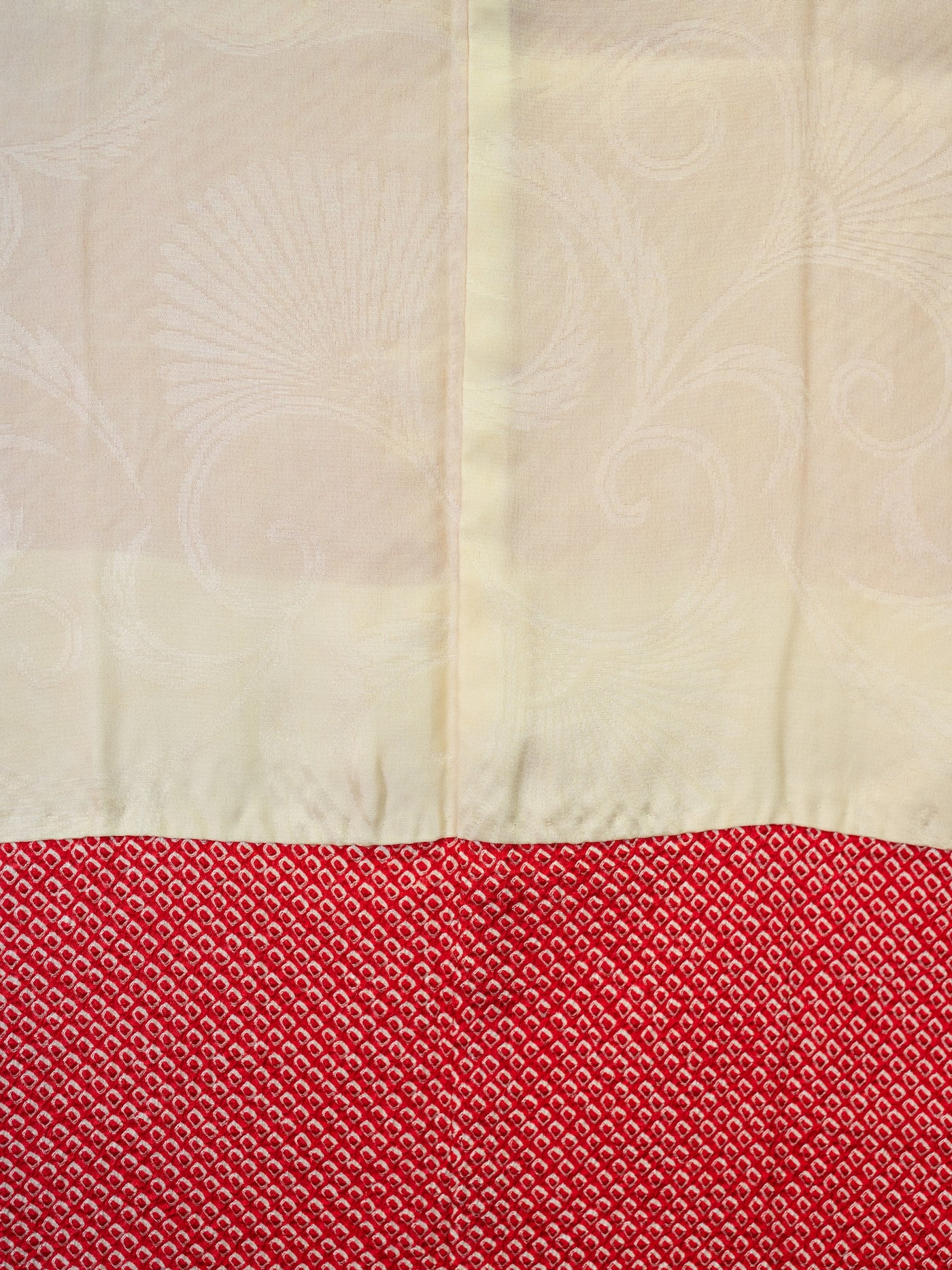 Veste Haori Vintage Shibori Rouge pour Femme
