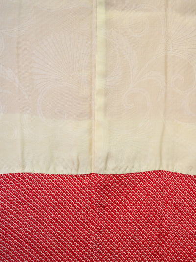 Veste Haori Vintage Shibori Rouge pour Femme

