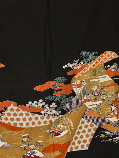 Women's Vintage Koen Silk Japanese Kimono