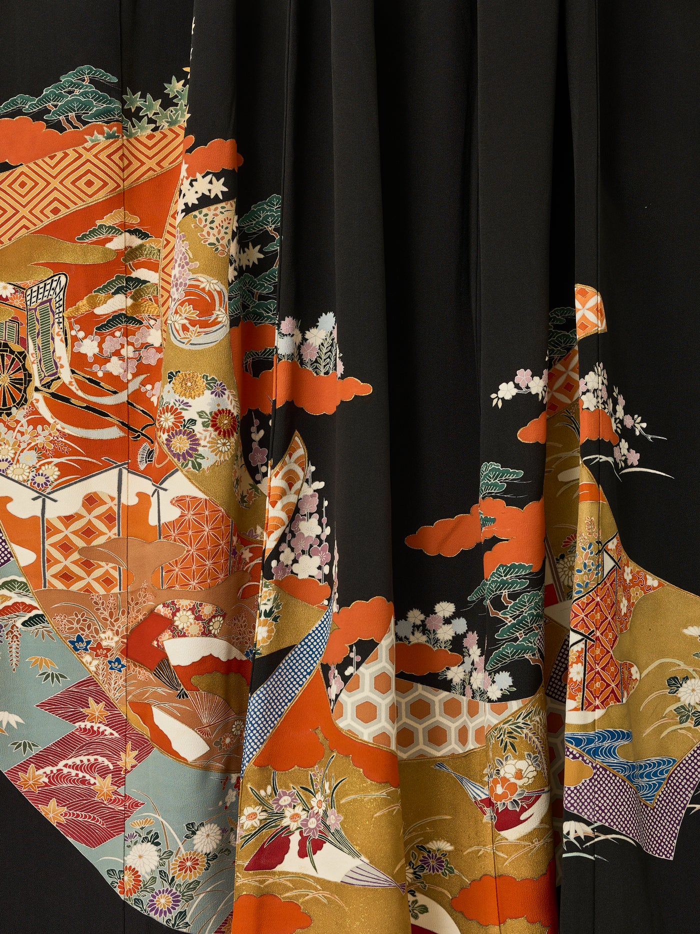 Women's Vintage Koen Silk Japanese Kimono