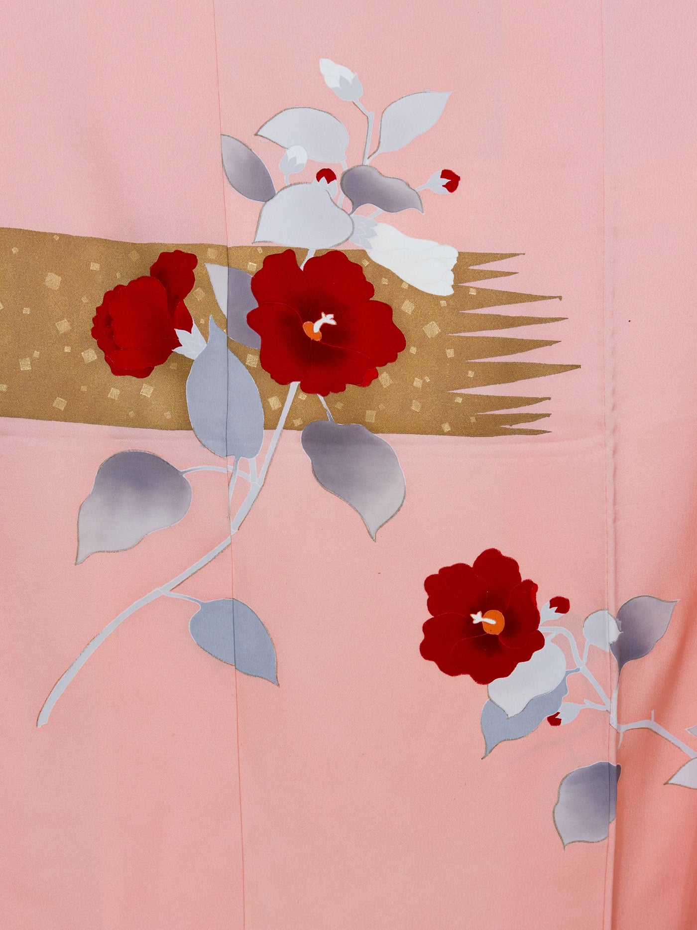 Kimono Japonais Vintage Bara en Soie