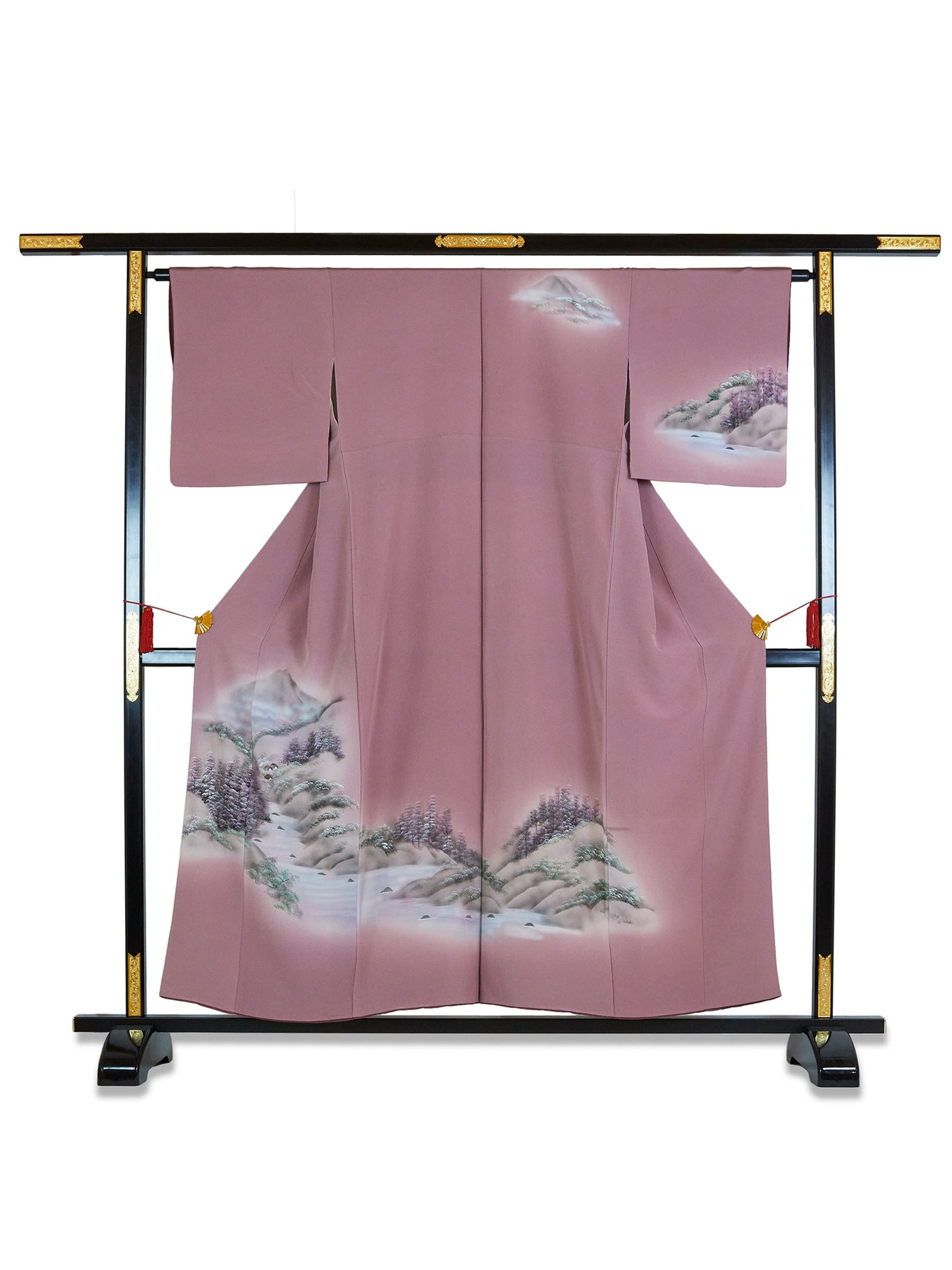 Vintage Silk Forest Kimono