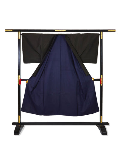 Men's Shima Brown Japanese Kimono