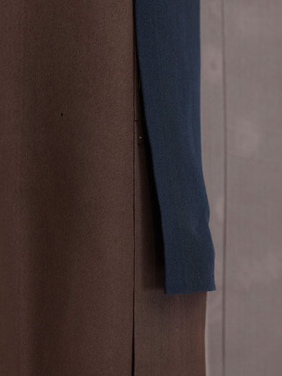 Vintage Shibori Men's Nagajuban Silk Robe