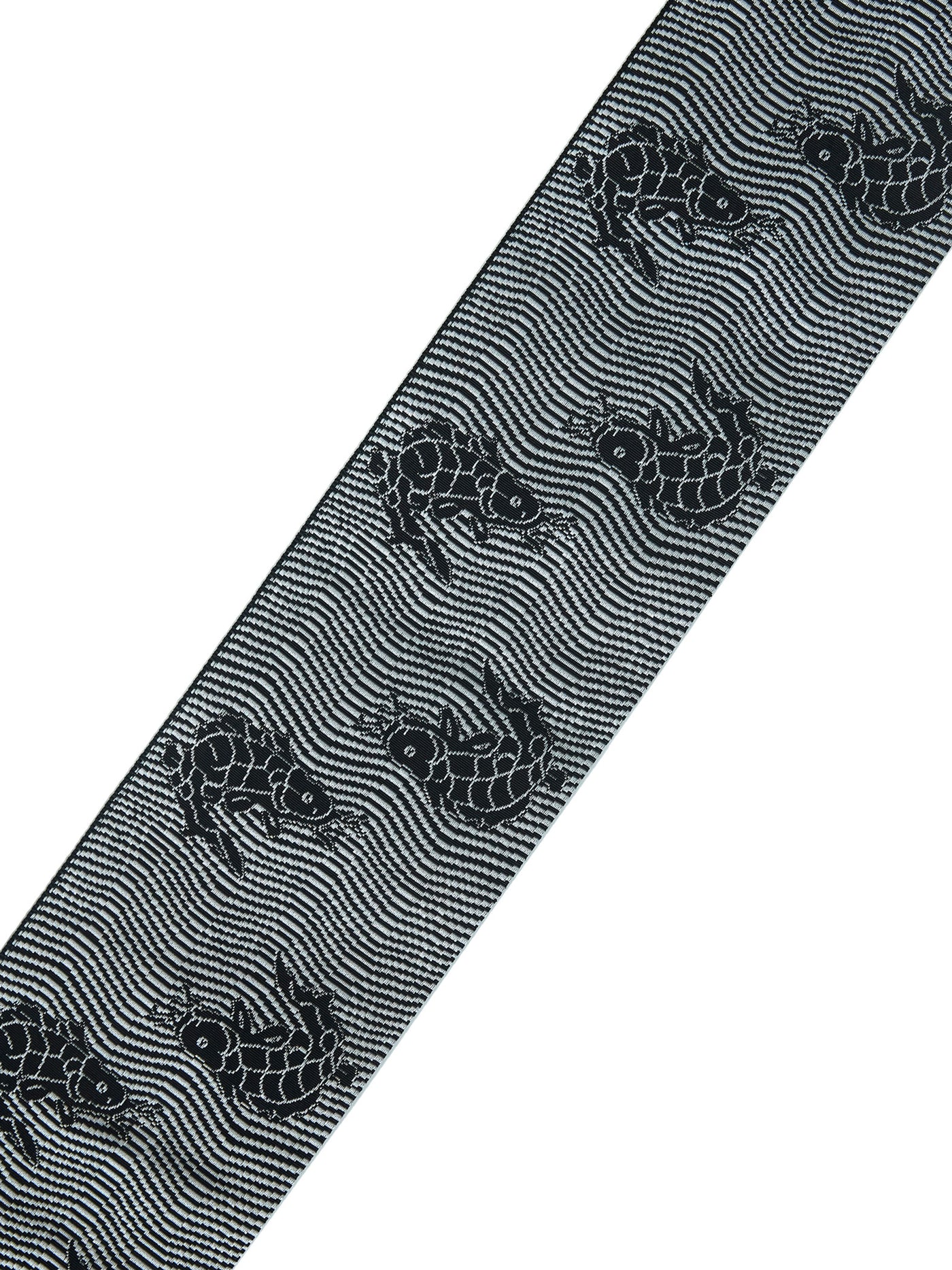 Vintage Silk Koi Men's Obi Belt