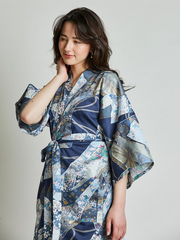 Kimono Traditionnel Floral Long Pour Femme • Miss Kimono