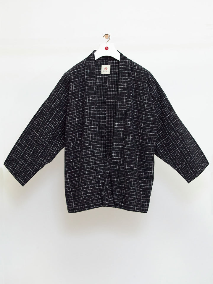 Kasumi Black Haori Kimono Jacket | Japan Objects Store