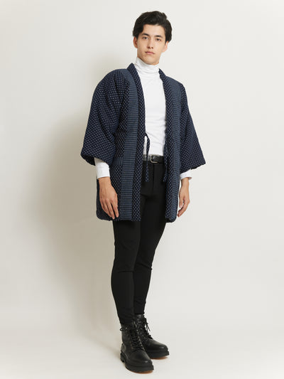 Veste Matelassée pour Homme Hanten Sashiko