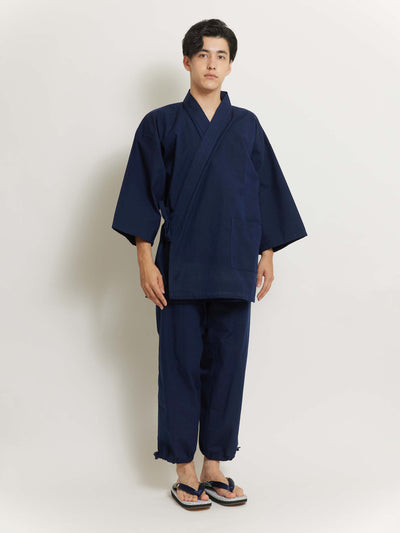Japan Indigo Samue Jacket and Lounge Pants