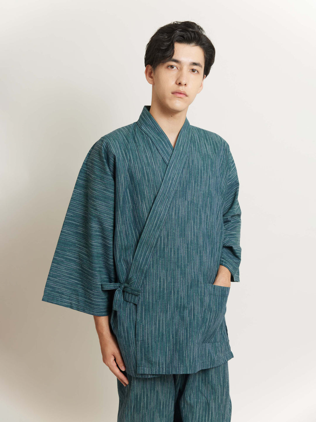 Yanagi Green Samue Jacket and Lounge Pants | Japan Objects Store