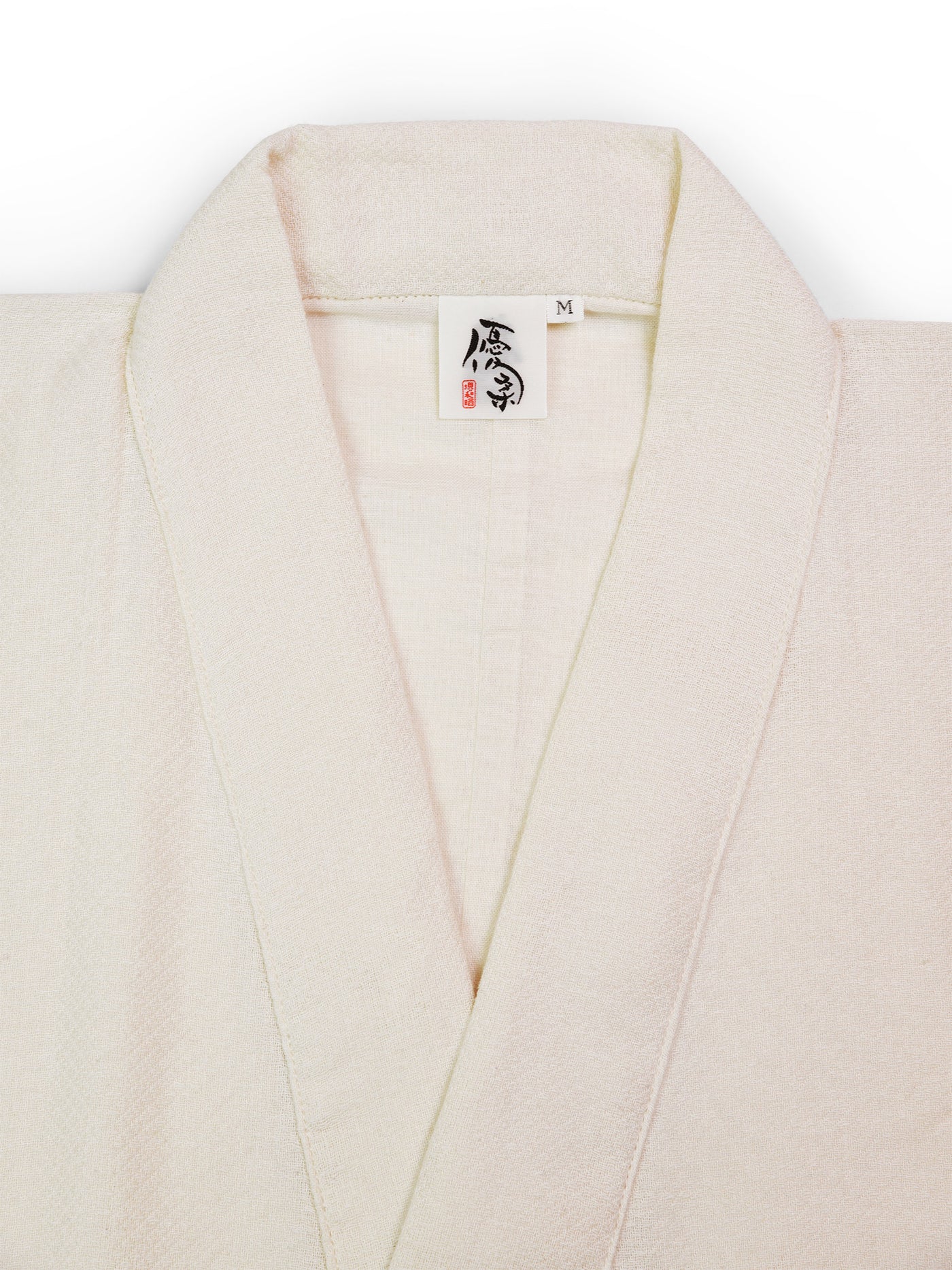 Samue Cotton Gauze Pajama Set in Ivory Jacket Collar