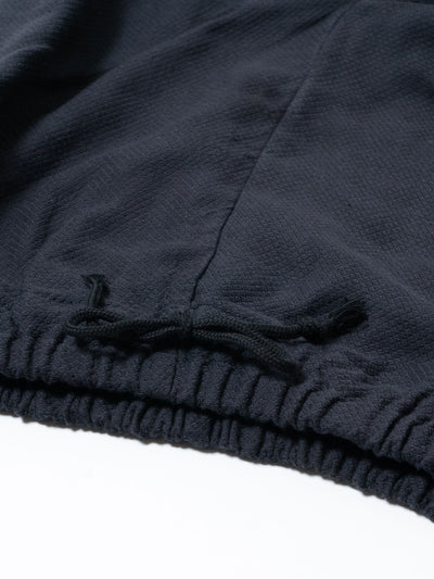 Unisex Samue Cotton Gauze Pajama Set in Black Waist