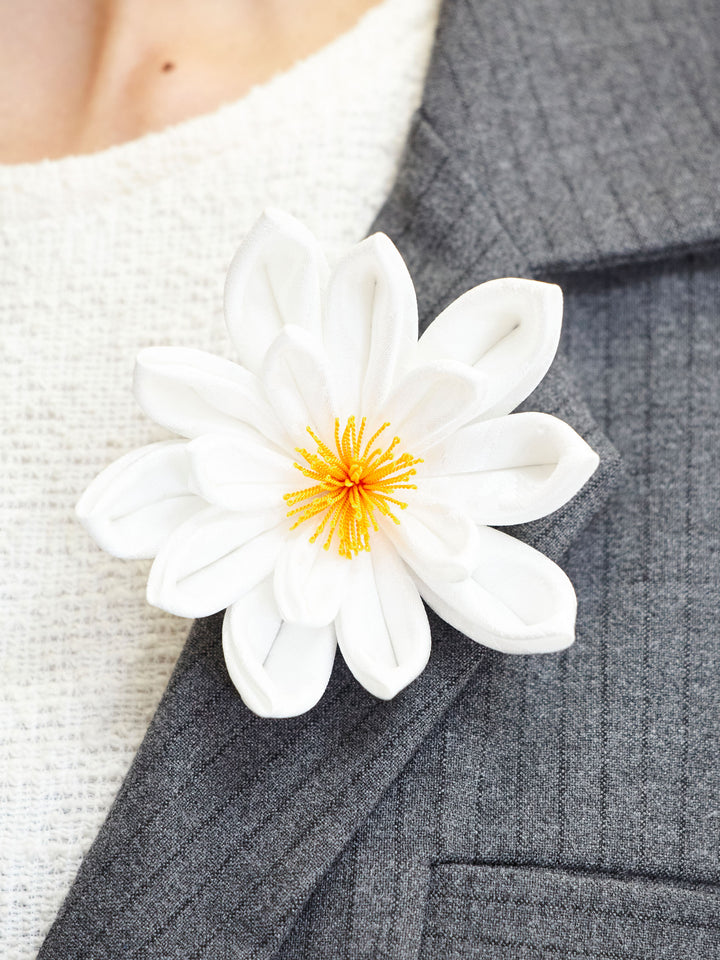 Barrette à Cheveux Fleur De Lys | Accessoire Bridal Princesse Années 2000 | Style Japonisme