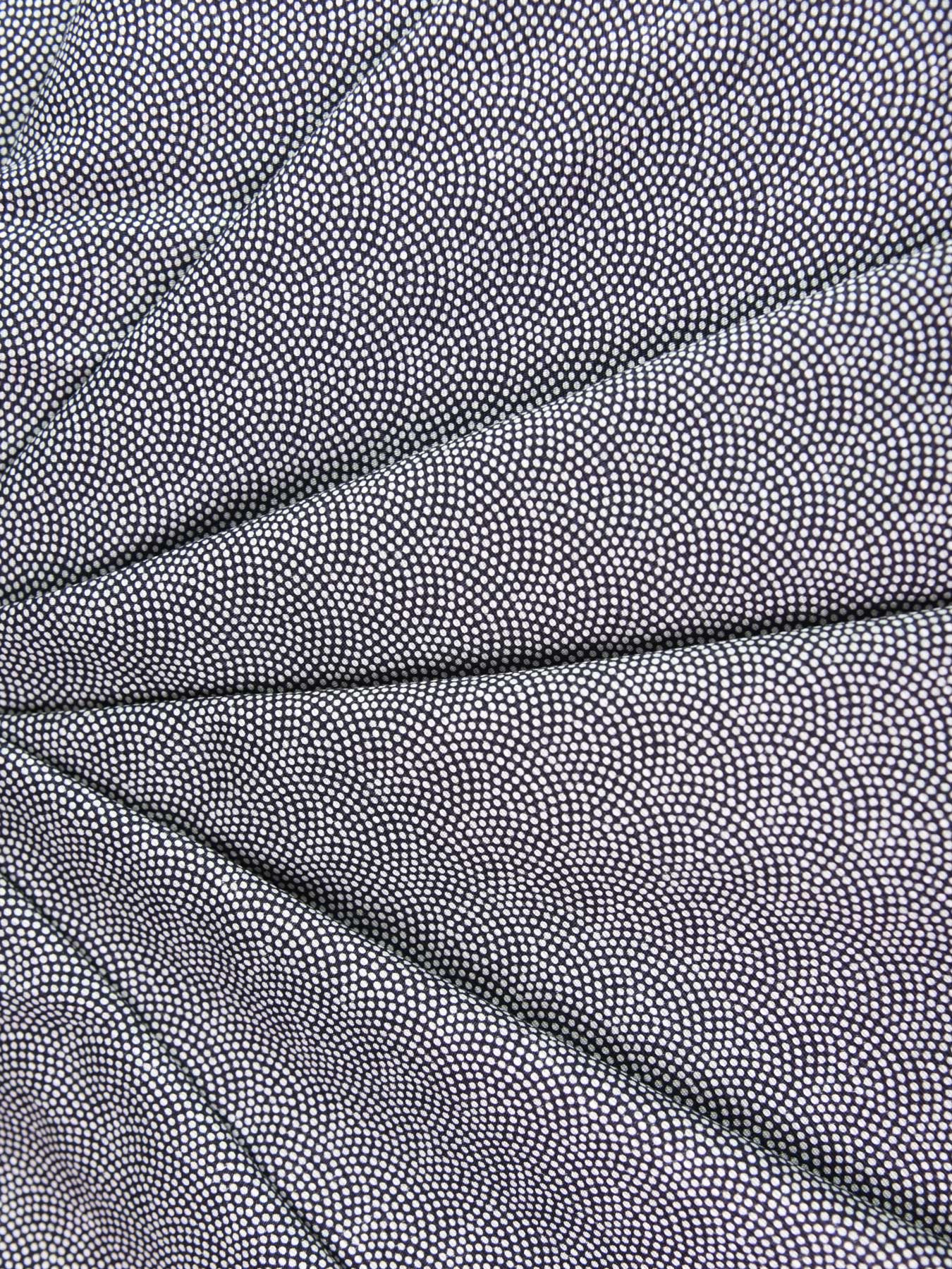 Black Samekomon Reversible Furoshiki Textile Front