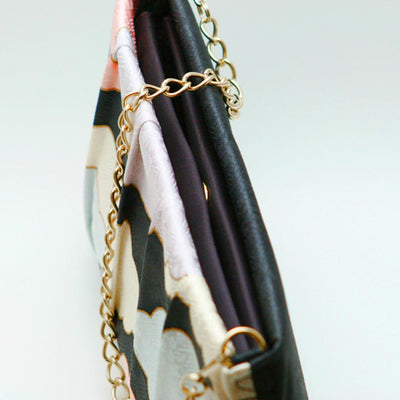 Kyo-Yuzen Silk Clutch in Pastel