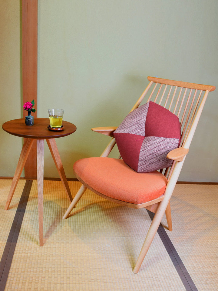 Kyoto Red Ojami Zafu Cushion | Japan Objects Store