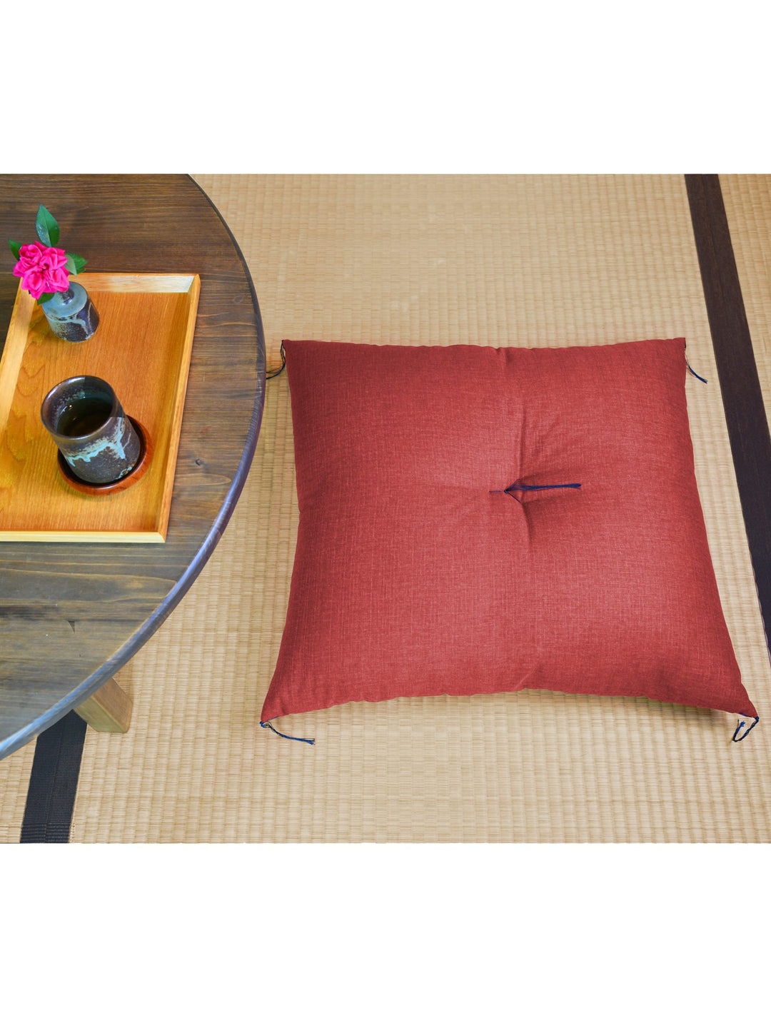 50314RD-Red-Zabuton-Tatami-