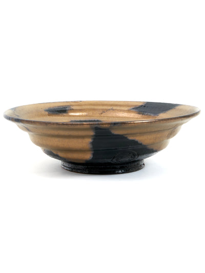 Zen Gold Kyoto Ware Serving Bowl by Ninshu (8"/21cm)