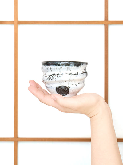Sou White Kyoto Ware Teacup Set by Ninshu (7fl.oz/200ml)