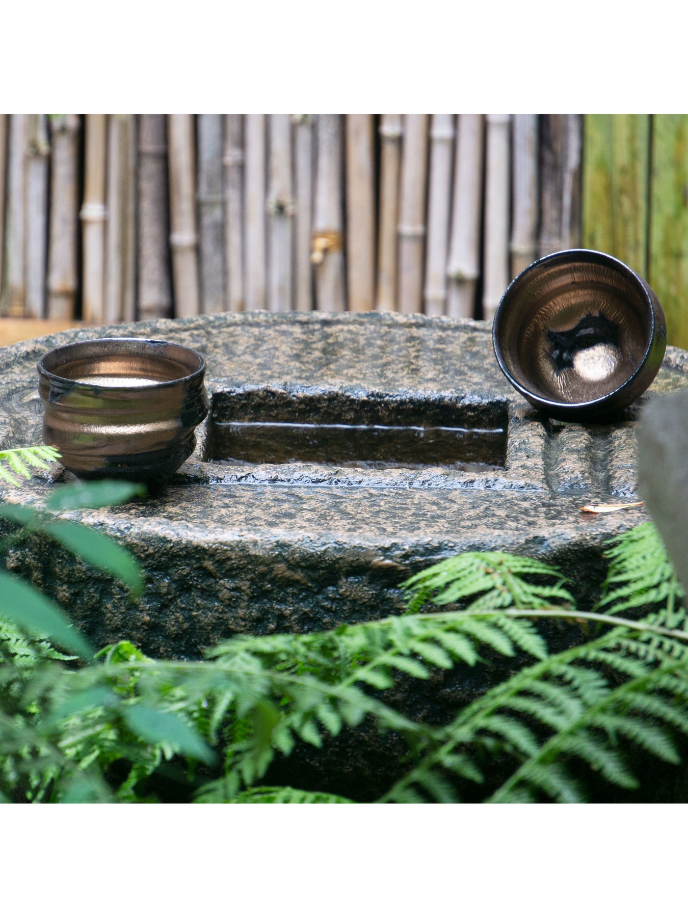 Zen Gold Kyoto Ware Teacup Set by Ninshu | Japan Objects Store