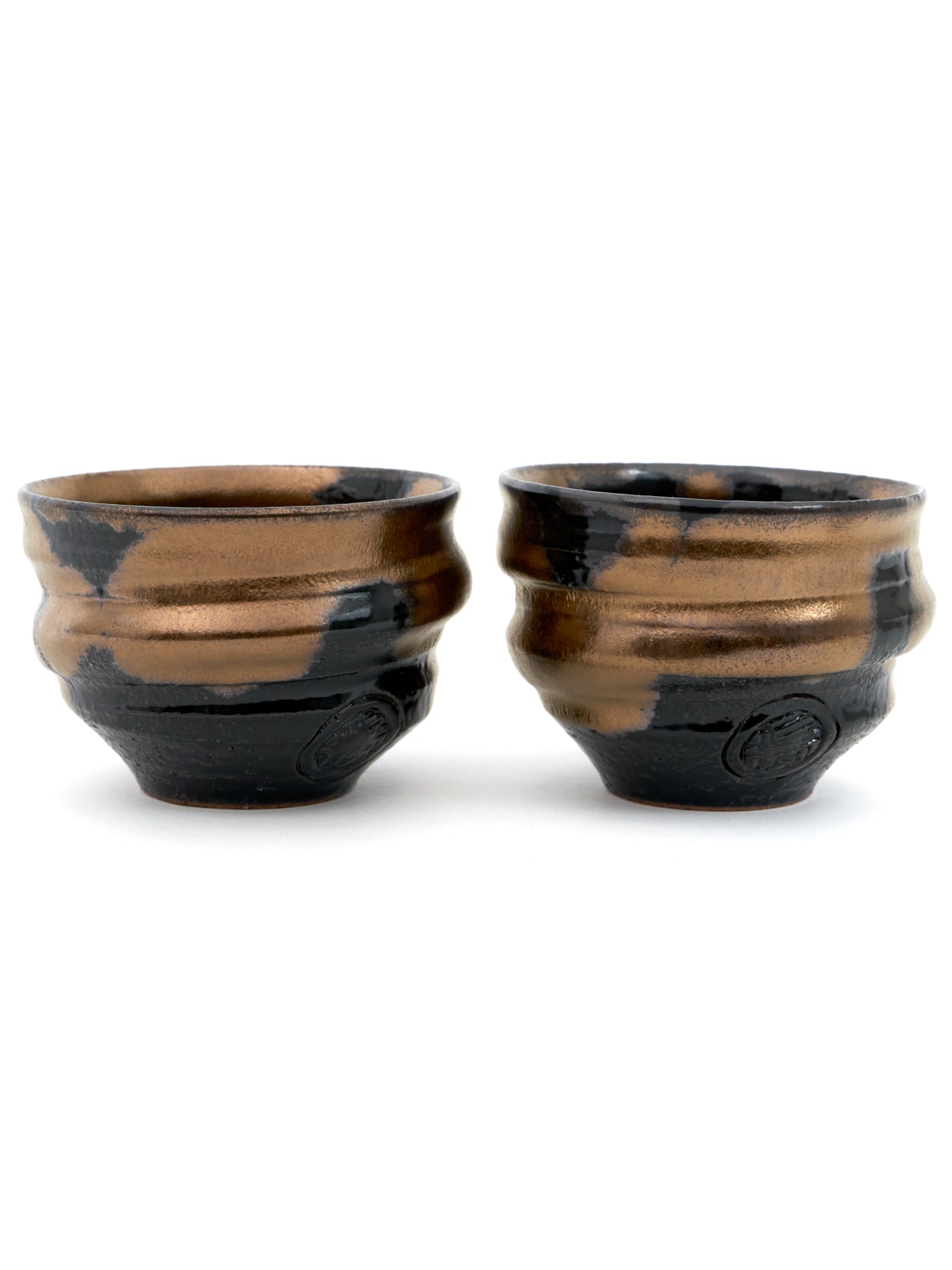 Zen Gold Kyoto Ware Teacup Set by Ninshu | Japan Objects Store