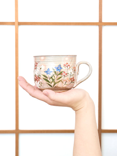 Kikyo Kyoto Ware Coffee Mug by Shunzan