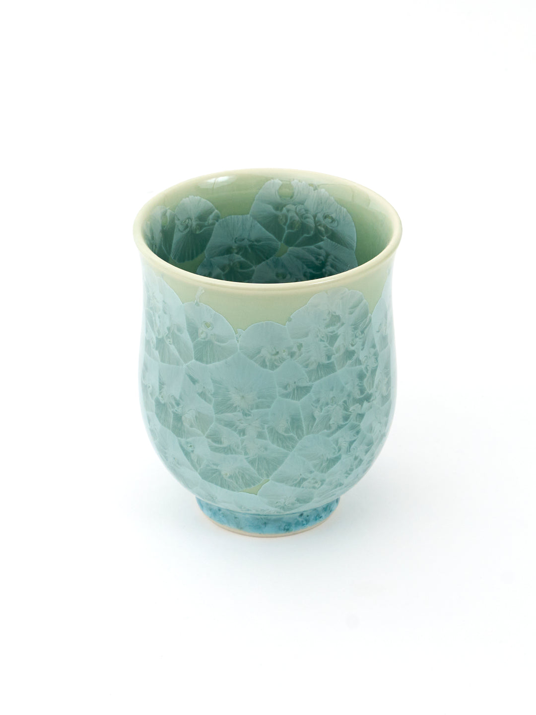 【高価値】 Green Crystal Japan | Touan by Set Teacup Yunomi Ware Kyoto 食器