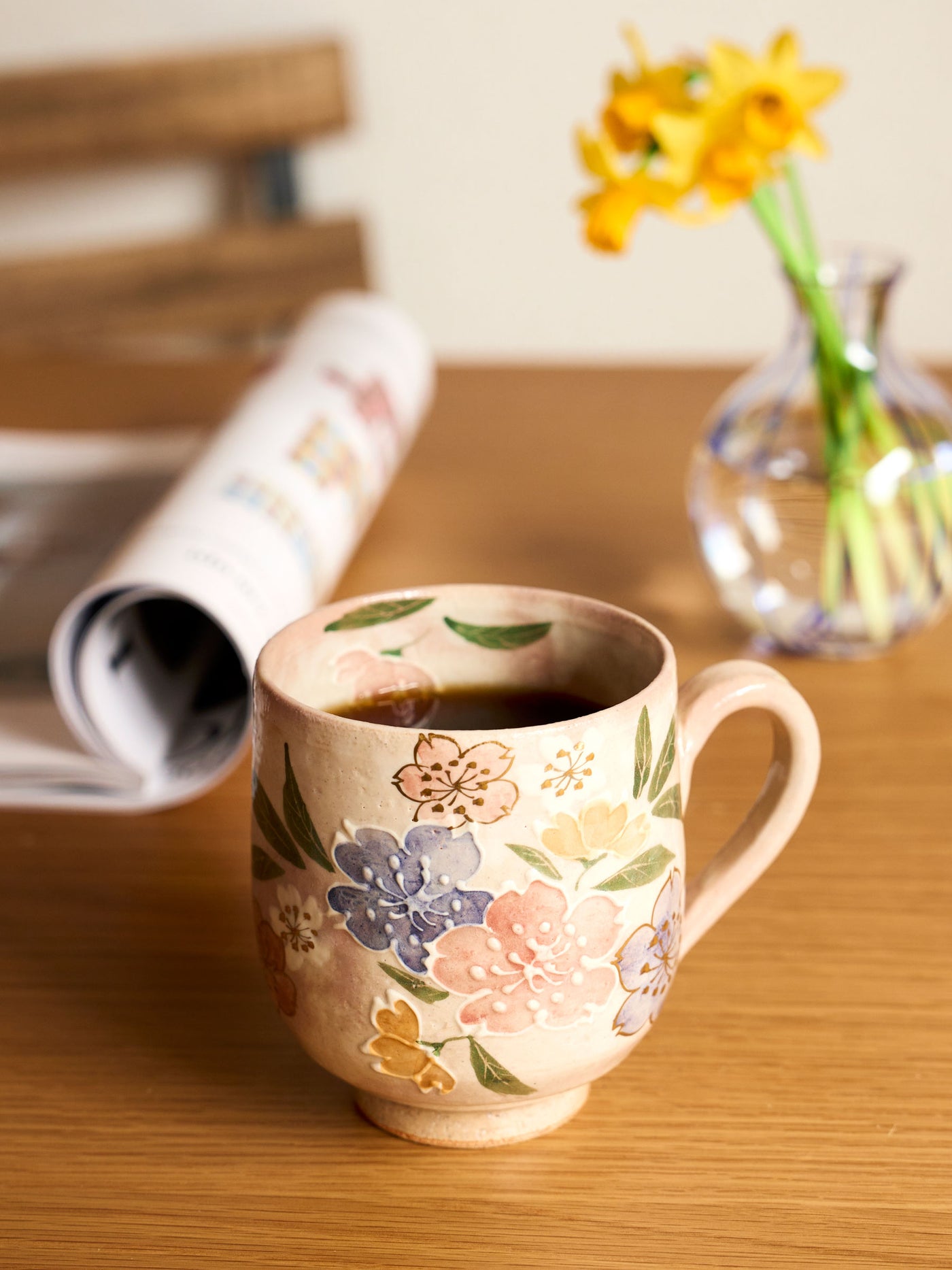 Sakura Kyoto Ware Coffee Mug by Kitaya