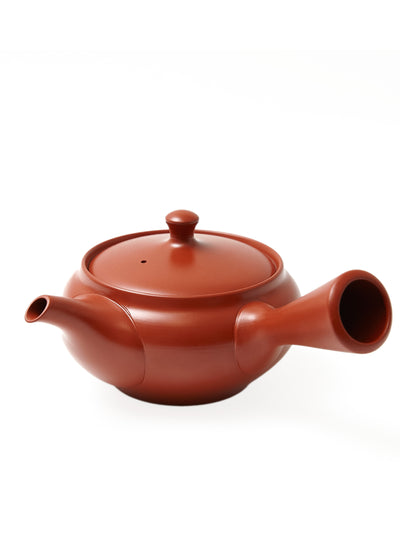 Red Clay Tokoname Japanese Teapot Set by Ukou (12oz/360ml)