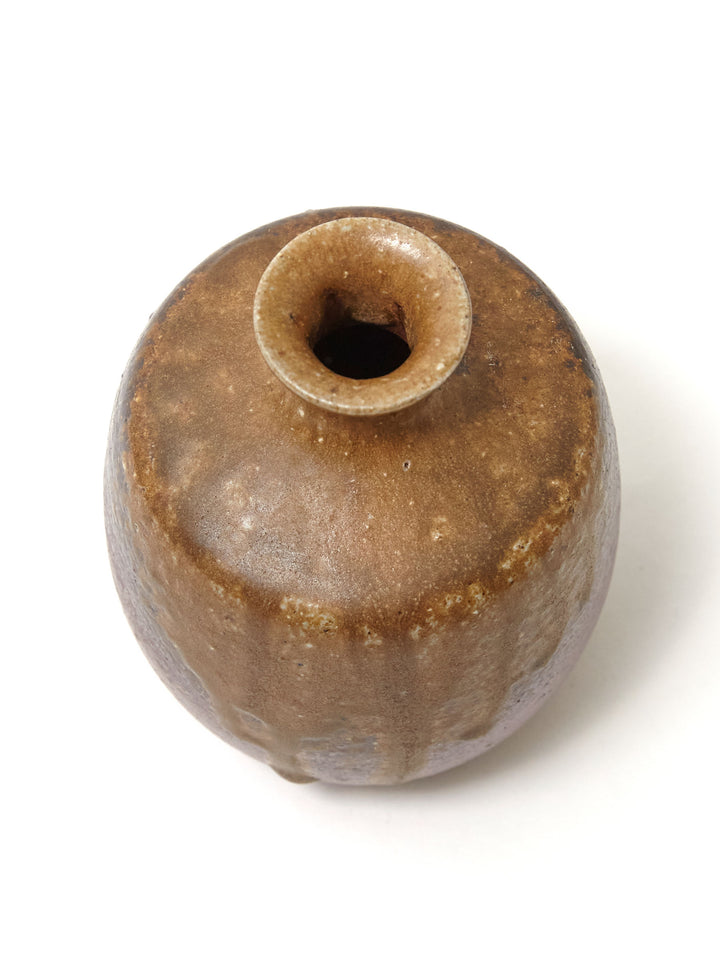 Goma Bizen Ware Japanese Sake Set by Hozan | Japan Objects Store