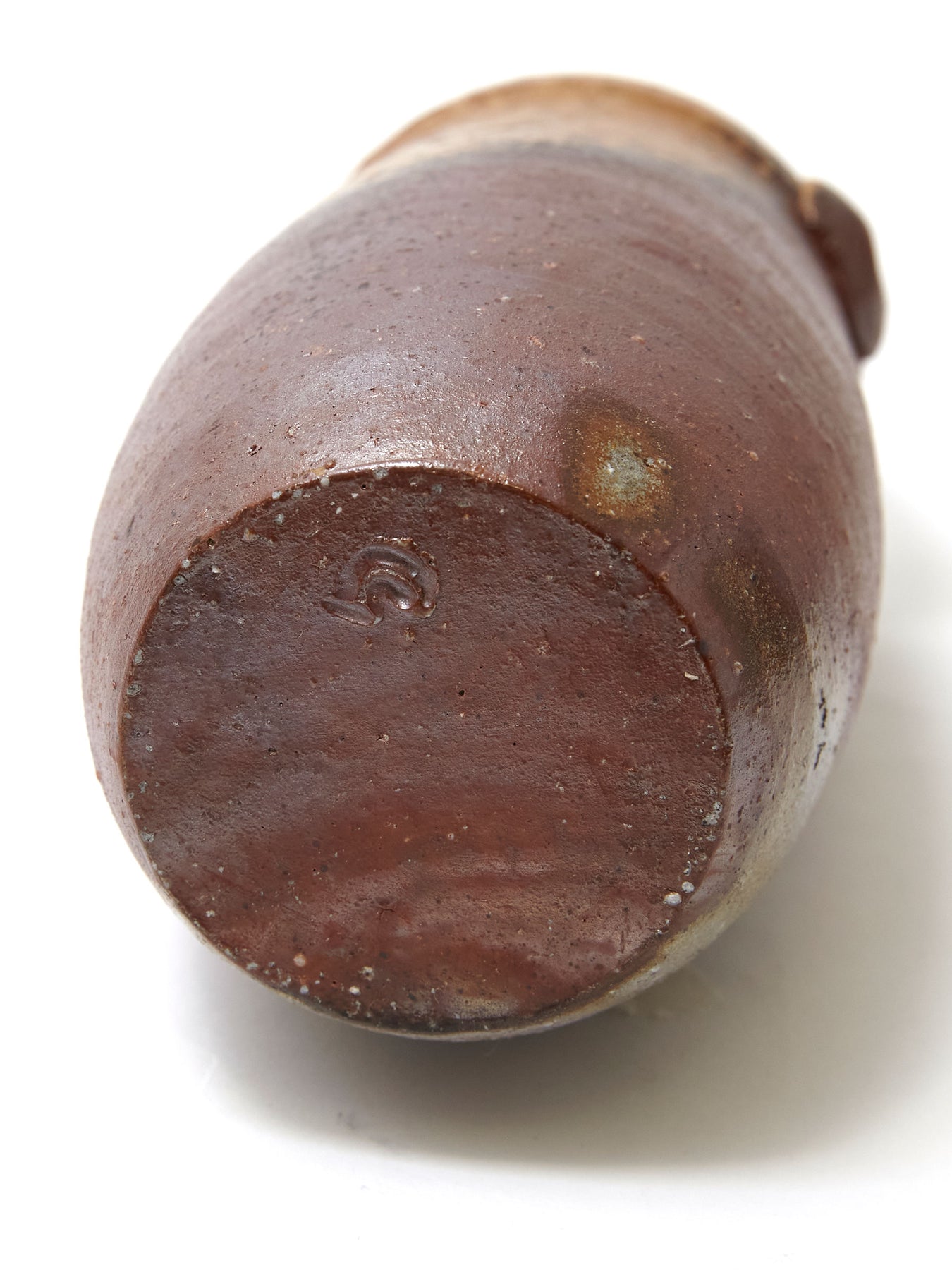 Bizen Ware Bizen Ware Japanese Vase with Handle by Hozan | Japan Objects Store