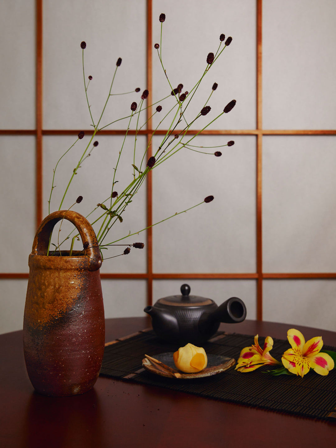 【備前焼 花入②】Bizen ware Flower vase ( 送料無料！) 備前焼 花入】Bizen ware Flower vase ( 送料無料！) 藤原建 備前焼