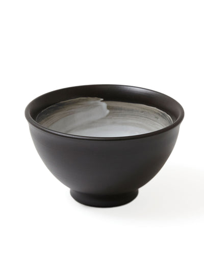 Black Tokoname Japanese Teacup Set by Ukou (3½ fl.oz/100ml)