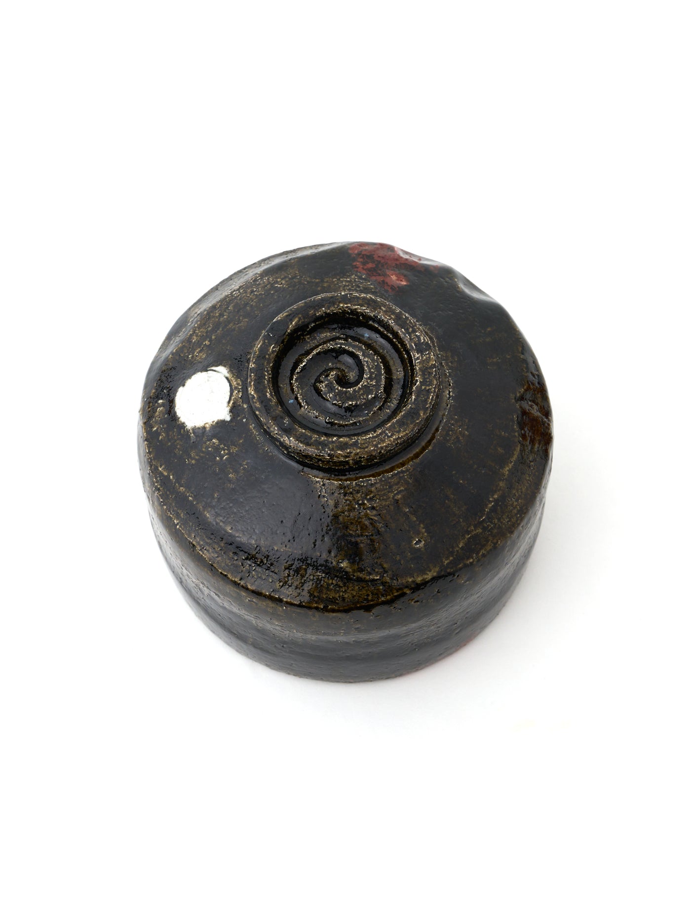 Black Raku Pottery Chawan Matcha Bowl by Shuraku | Japan Objects Store