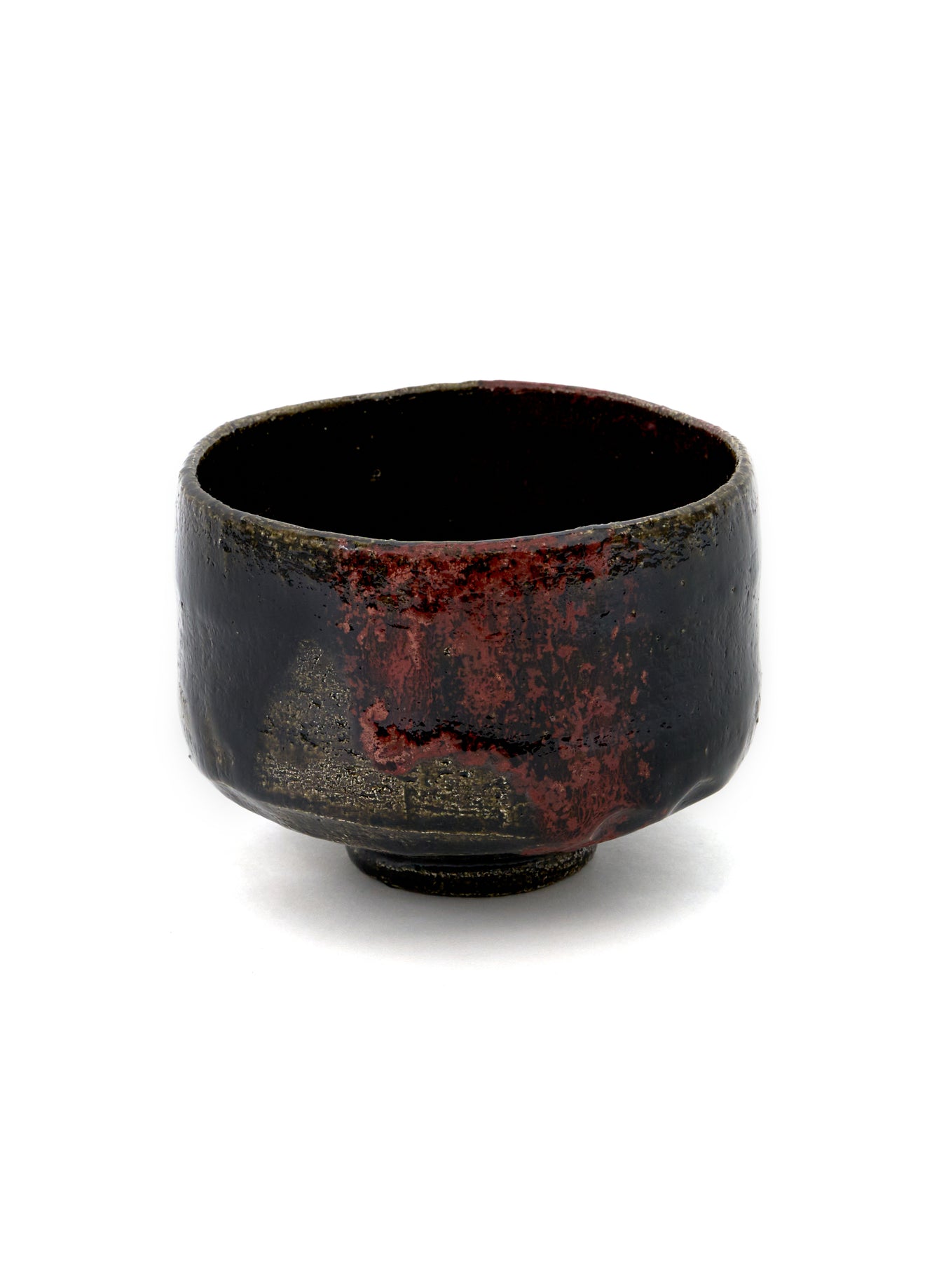 Black Raku Pottery Chawan Matcha Bowl by Shuraku | Japan Objects Store