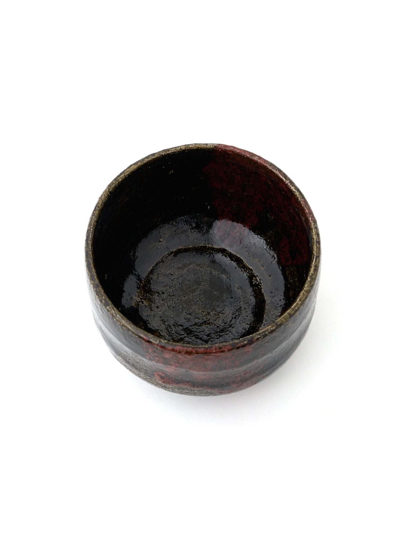 Black Raku Pottery Chawan Matcha Bowl by Shuraku | Japan Objects Store