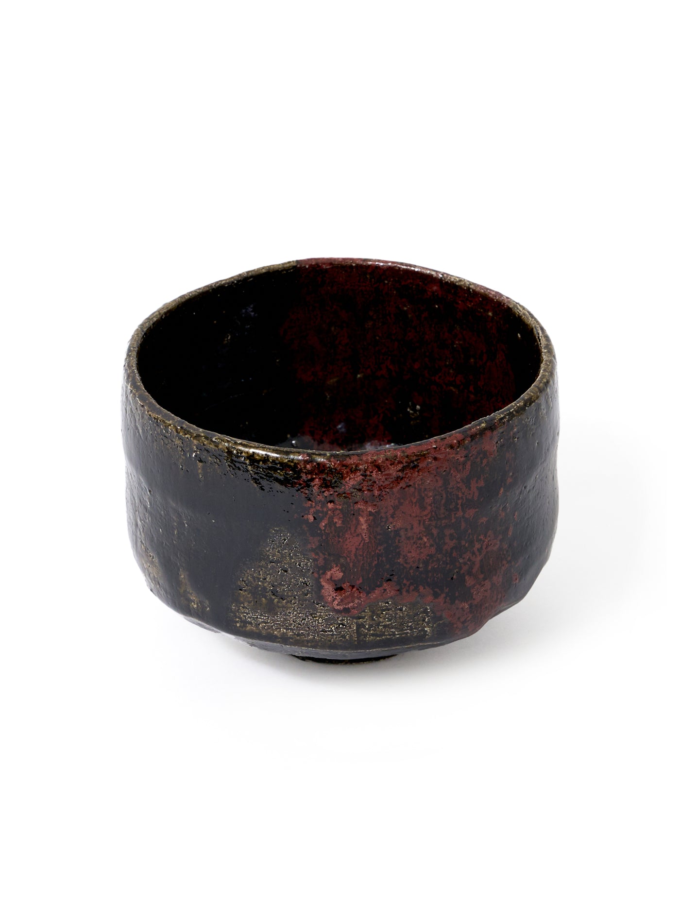 Black Raku Pottery Chawan Matcha Bowl by Shuraku | Japan Objects Store