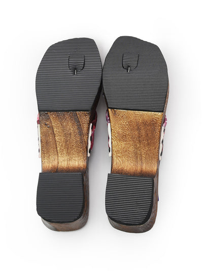 Bingata Wooden Geta Sandals Sole