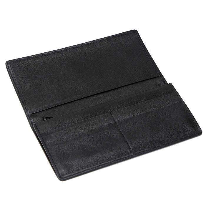 Shishikari Silk Brocade Leather Wallet Interior